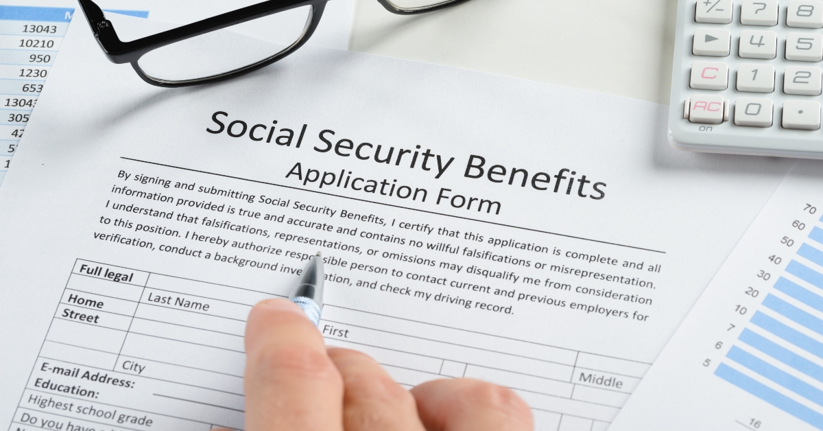 social security benefits form