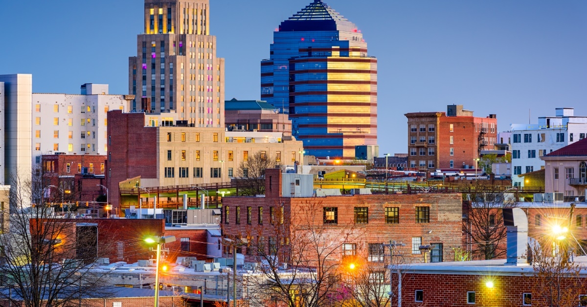 durham north carolina skyline