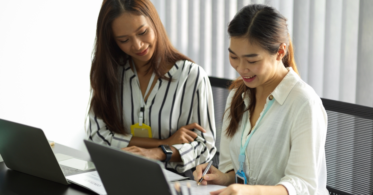 female employees in a law firm