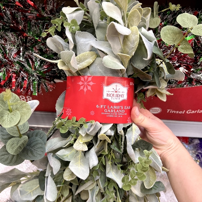 6-foot lambs ear garland
