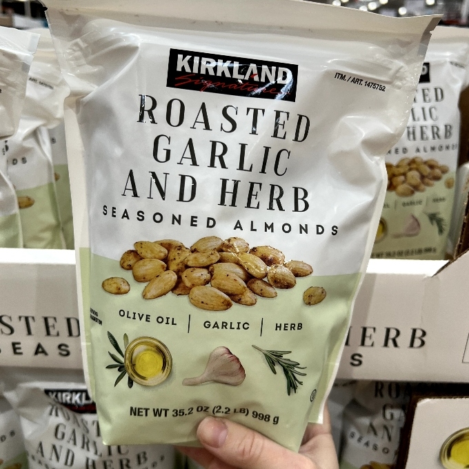 herb seasoned almonds