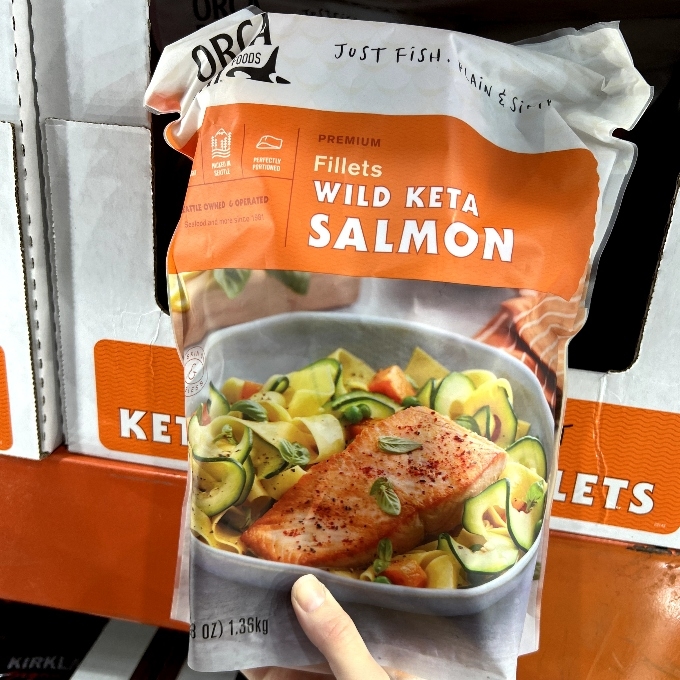 wild keta salmon fillets