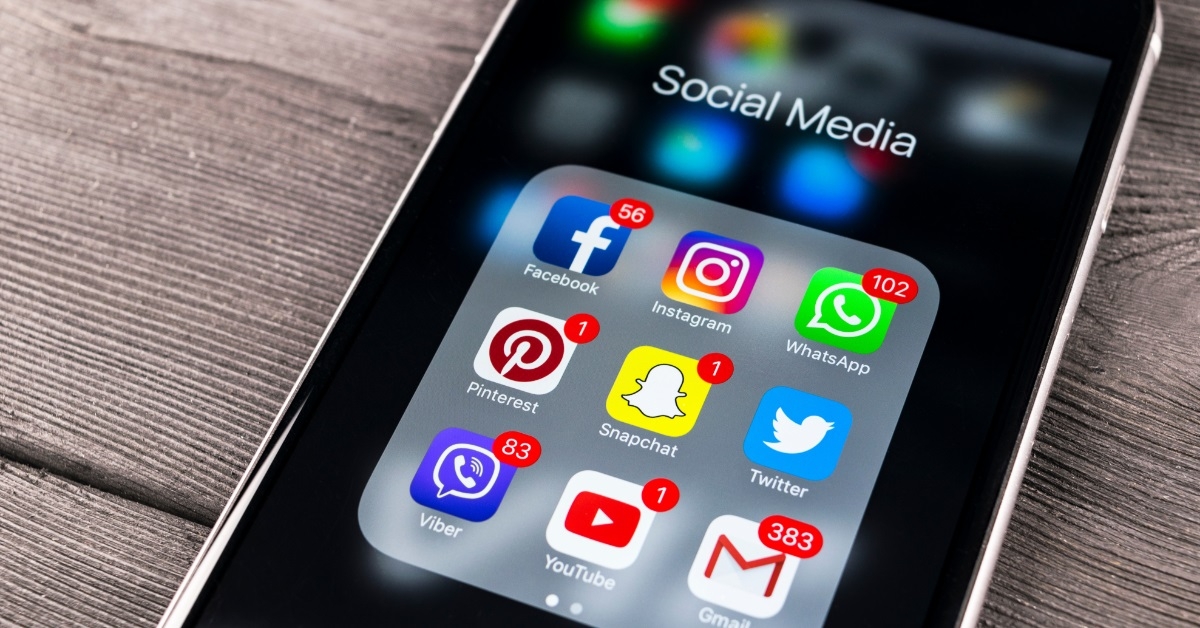 social media apps on iphone
