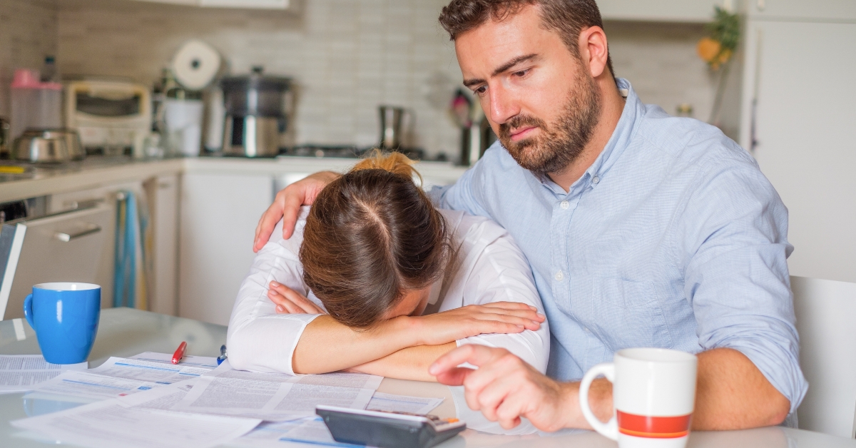 desperate wife and husband