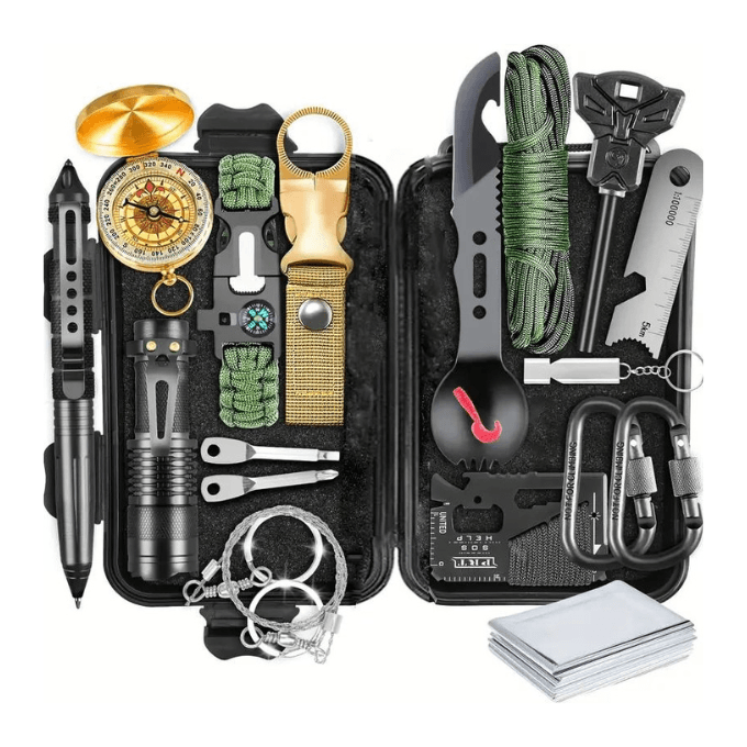 survival kit for outdoor activities