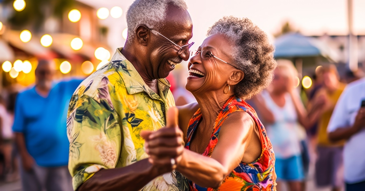 senior couple enjoying life after retirement