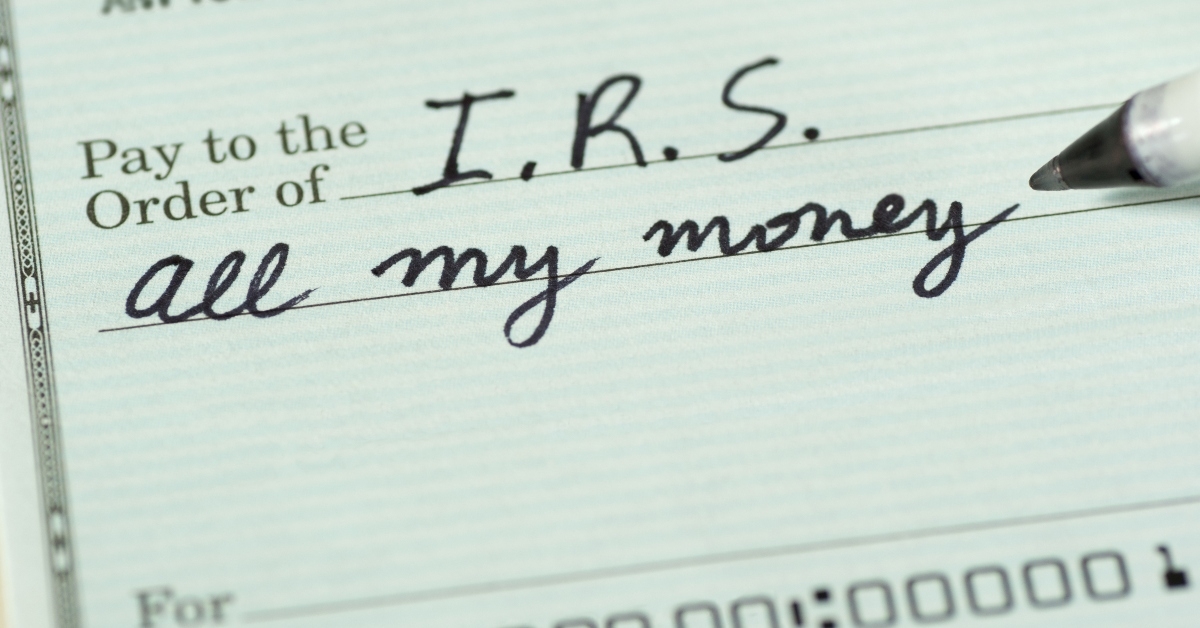 check to internal revenue service