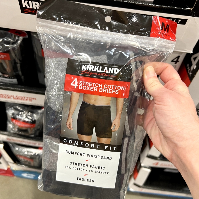 comfort fit stretch cotton boxer briefs