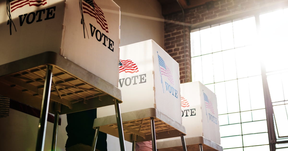 people voting election poll