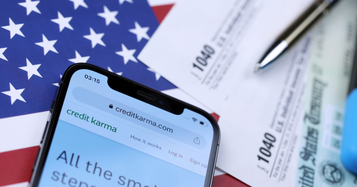 creditkarma website on iPhone