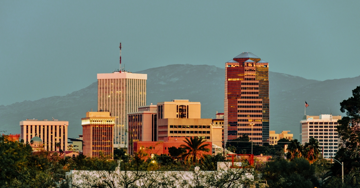 tucson arizona city skyline