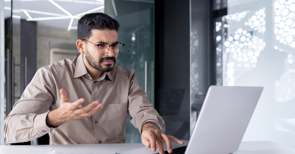 unhappy with slow software