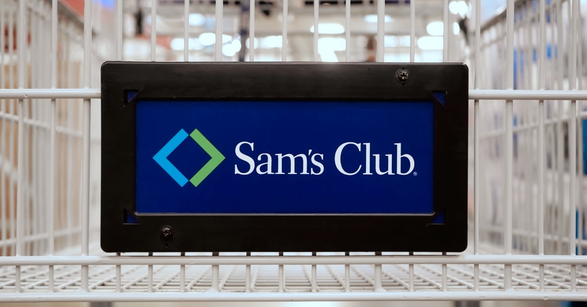 sams club trolley inside store