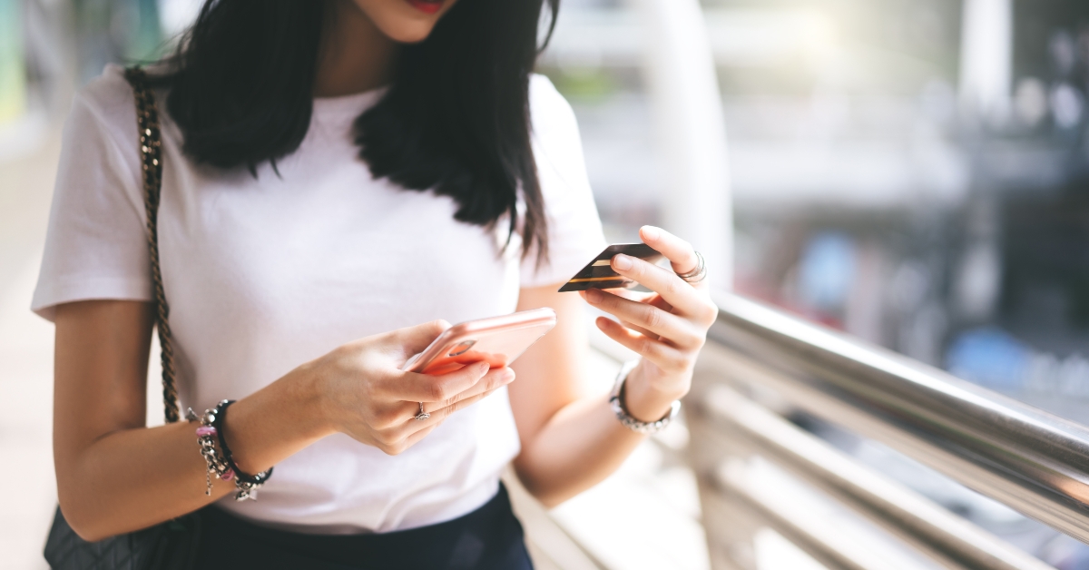 shopping via online application