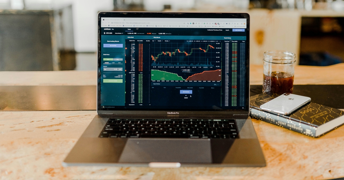 turned on macbook pro