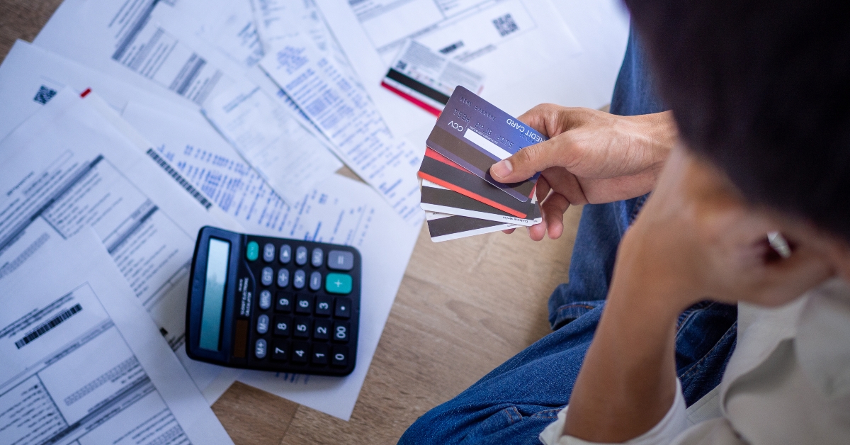 stressed about credit card debt