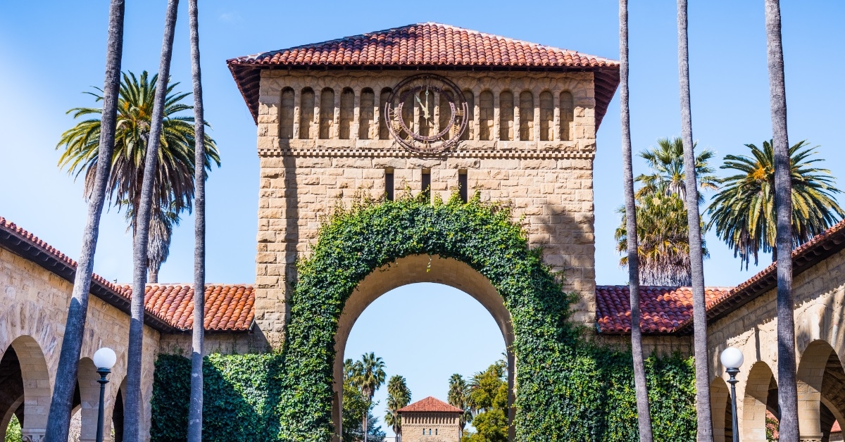 main quad at stanford university