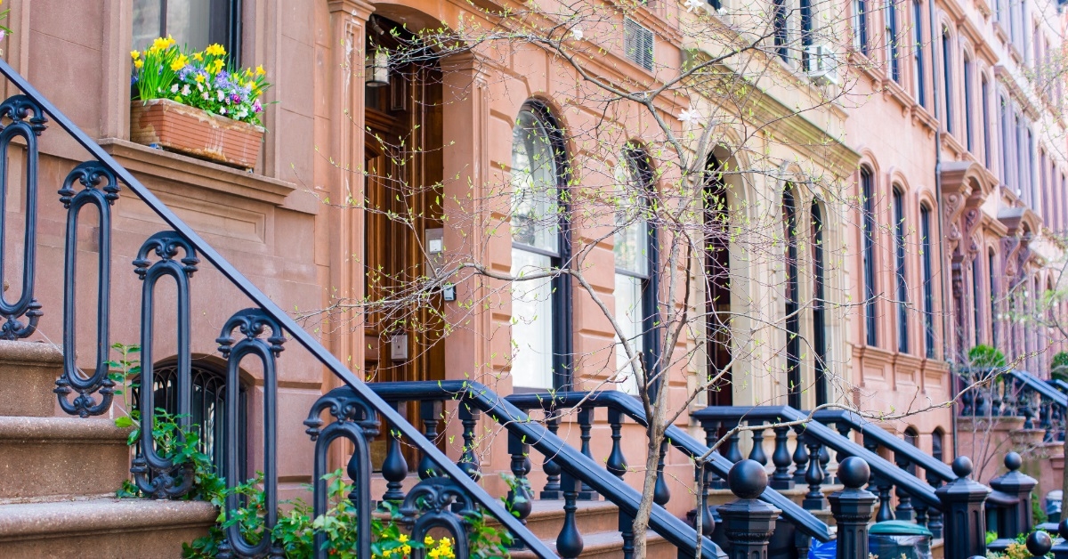 west village at new york manhattan