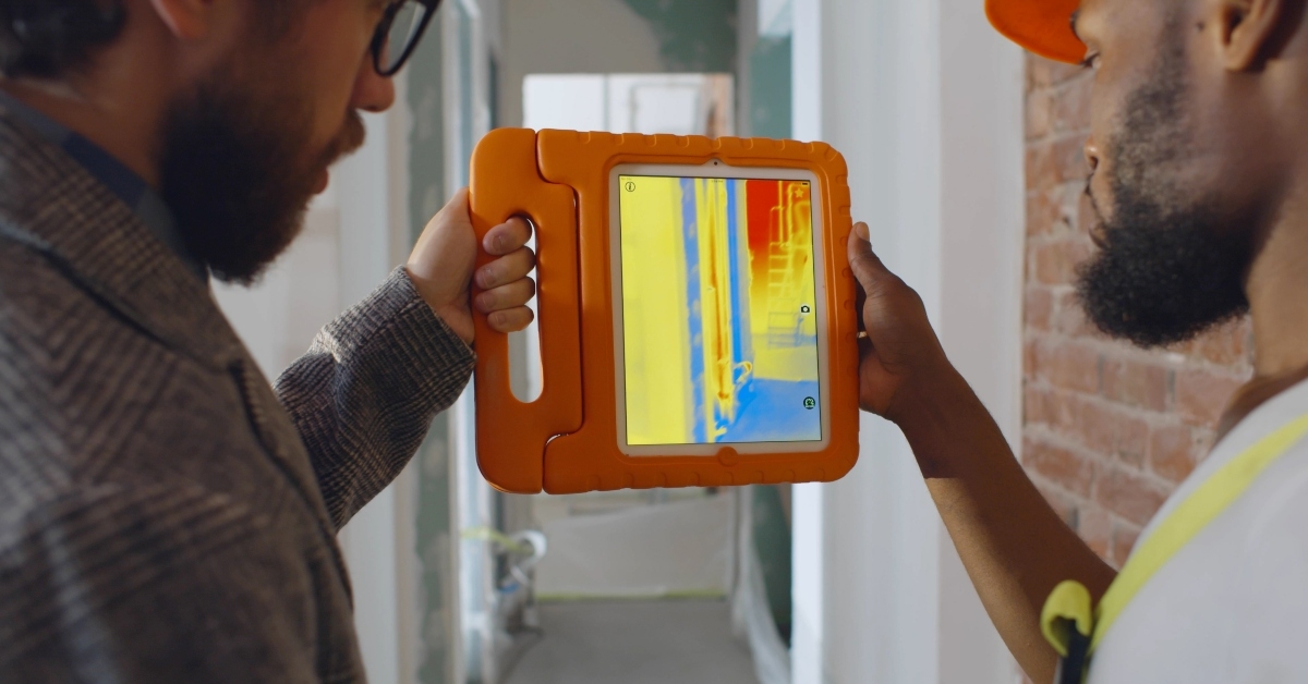 infrared camera on tablet