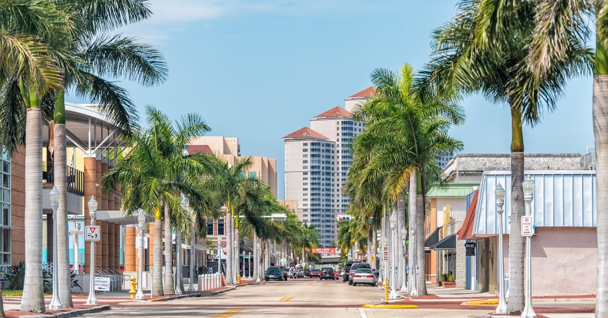 sunny day in Florida