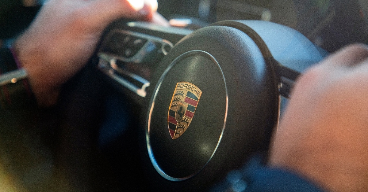 A Porsche logo