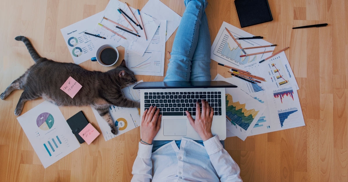 creative home work space