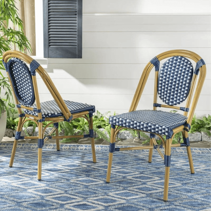 patio dining side chair set