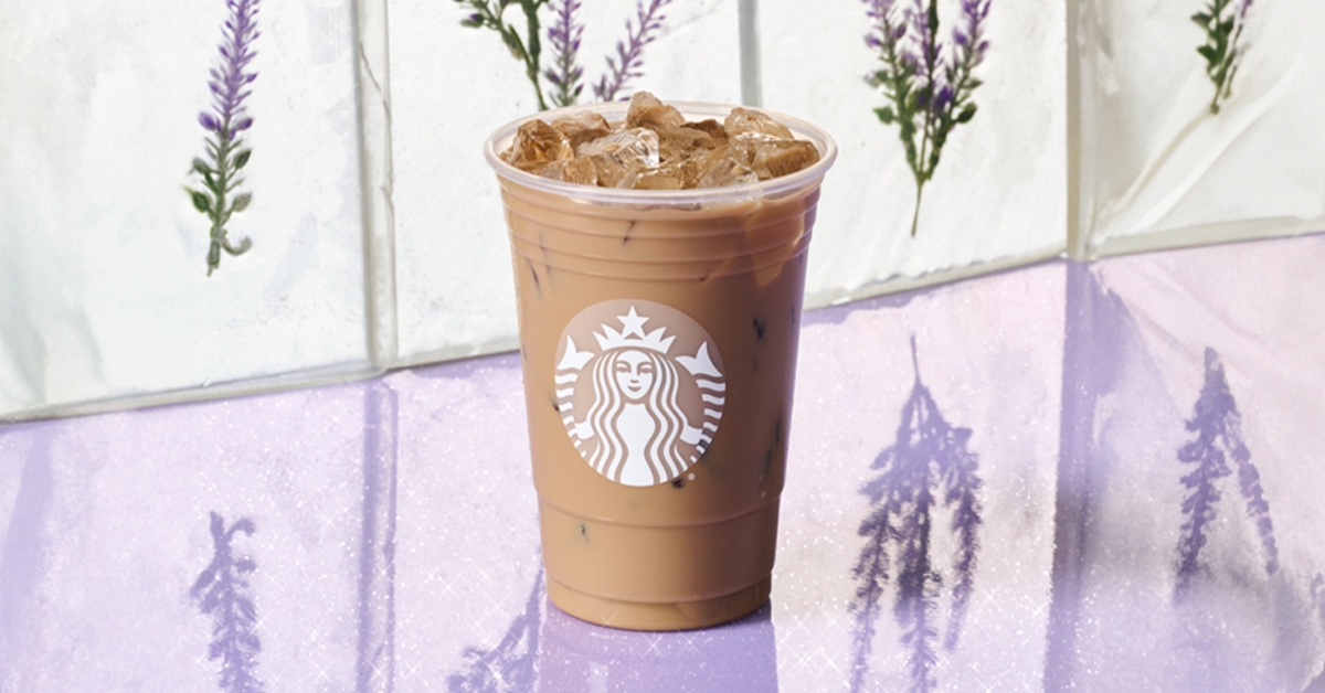 Starbucks Iced Lavender Latte