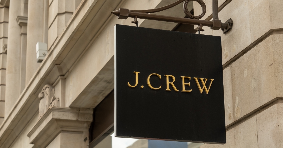j-crew store sign