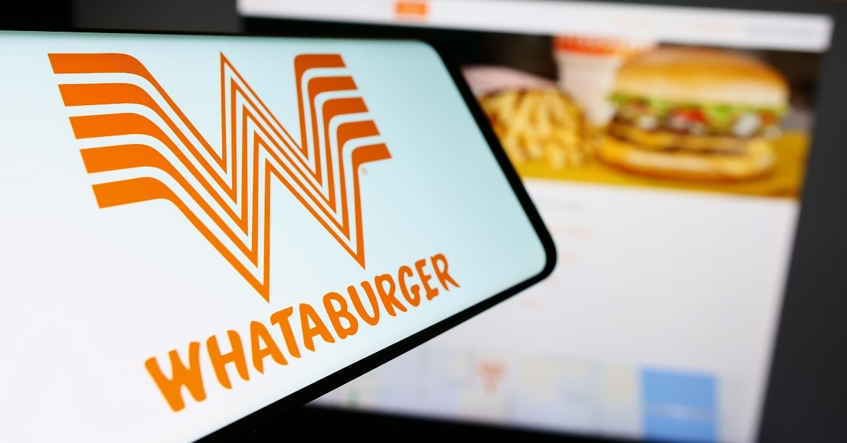 smartphone with whataburger