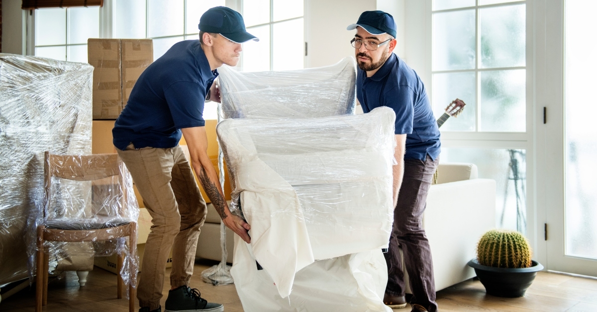 furniture delivery service concept