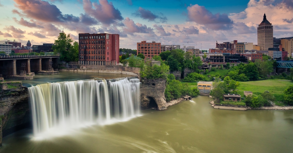 high falls district rochester new york