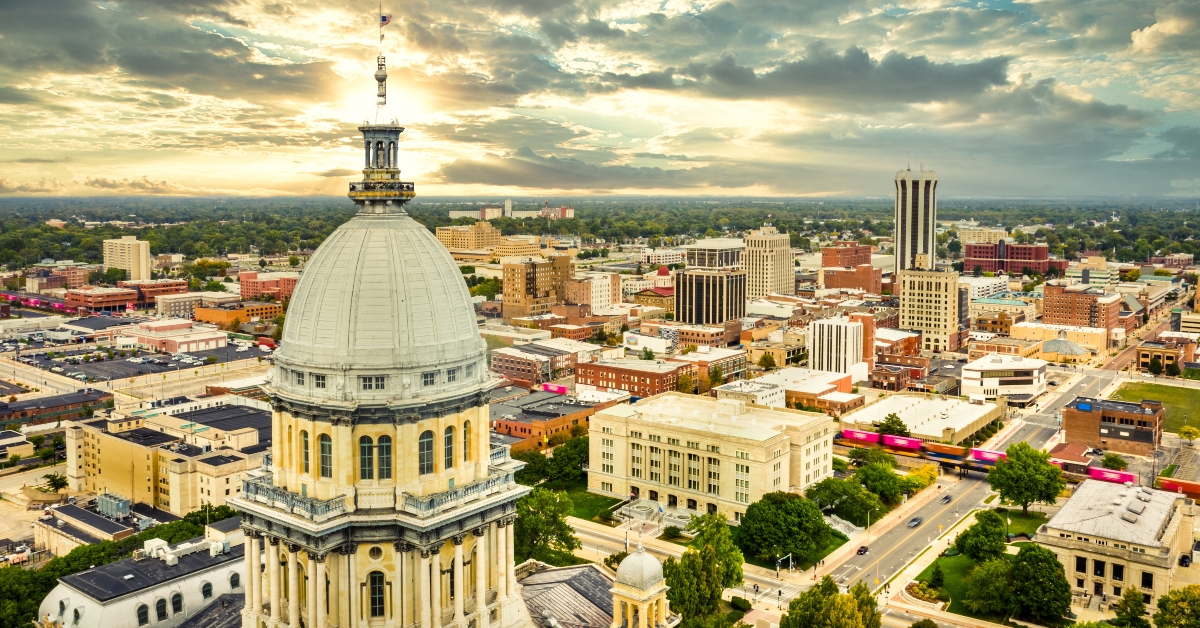 illinois state capitol dome