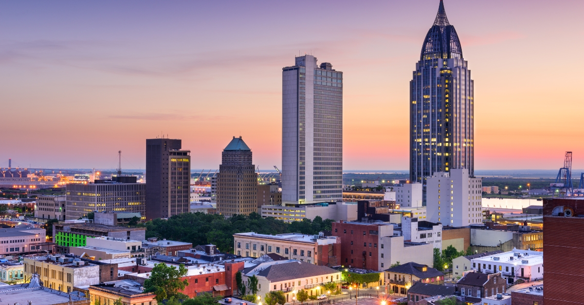mobile alabama skyline