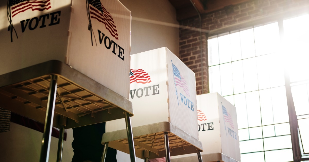 people at election polls