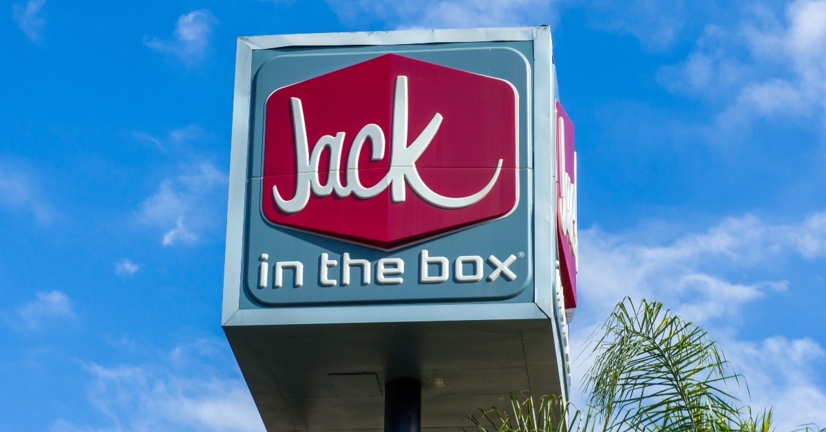 jack in the box restaurant sign