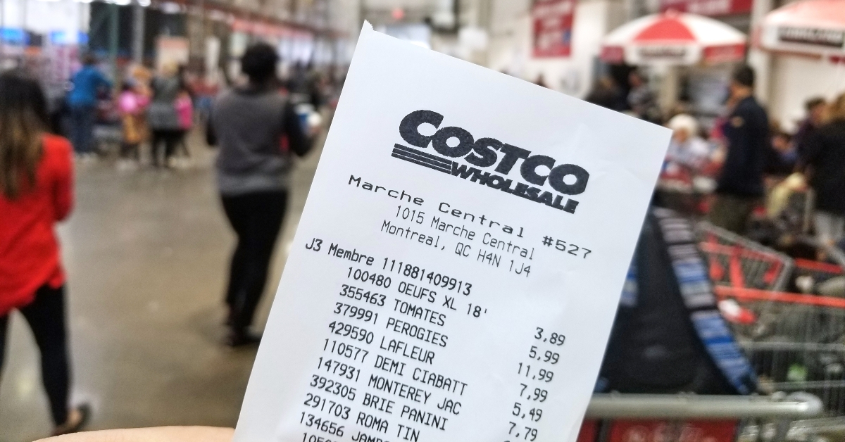 costco receipt