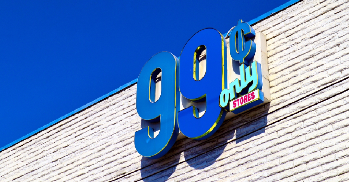 99 Cents Only Store sign.
