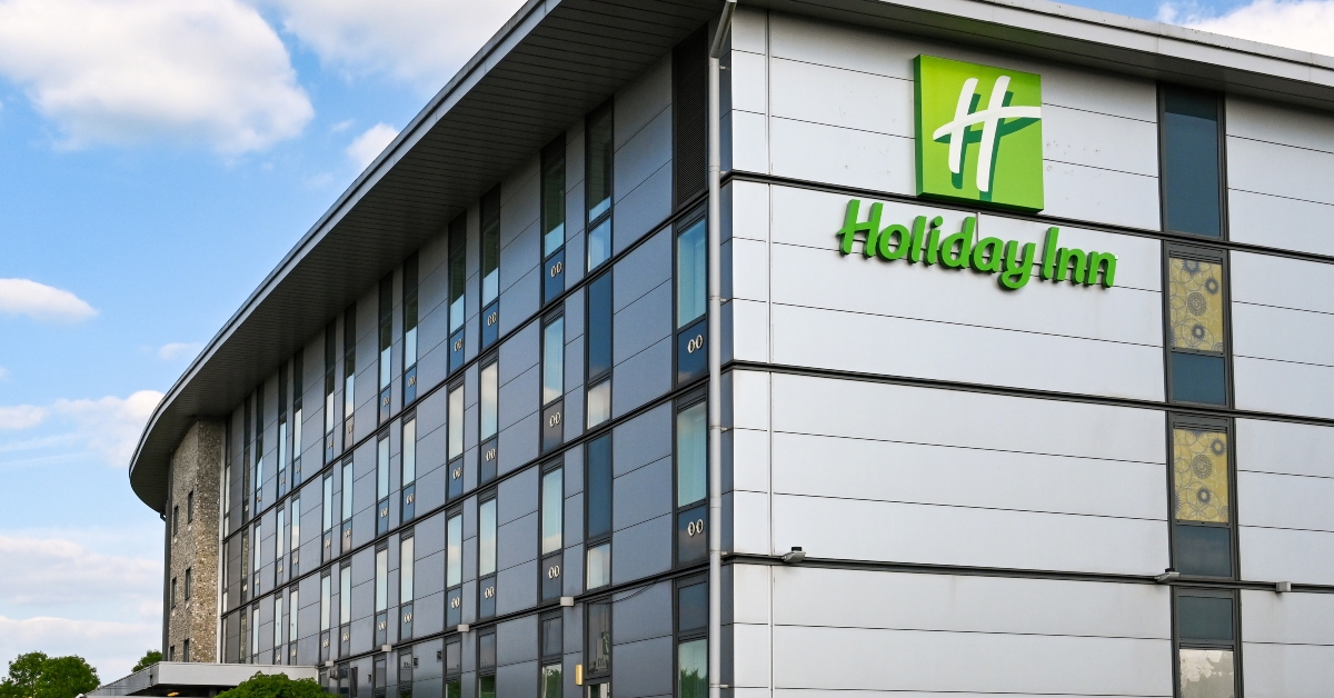 exterior of the holiday inn