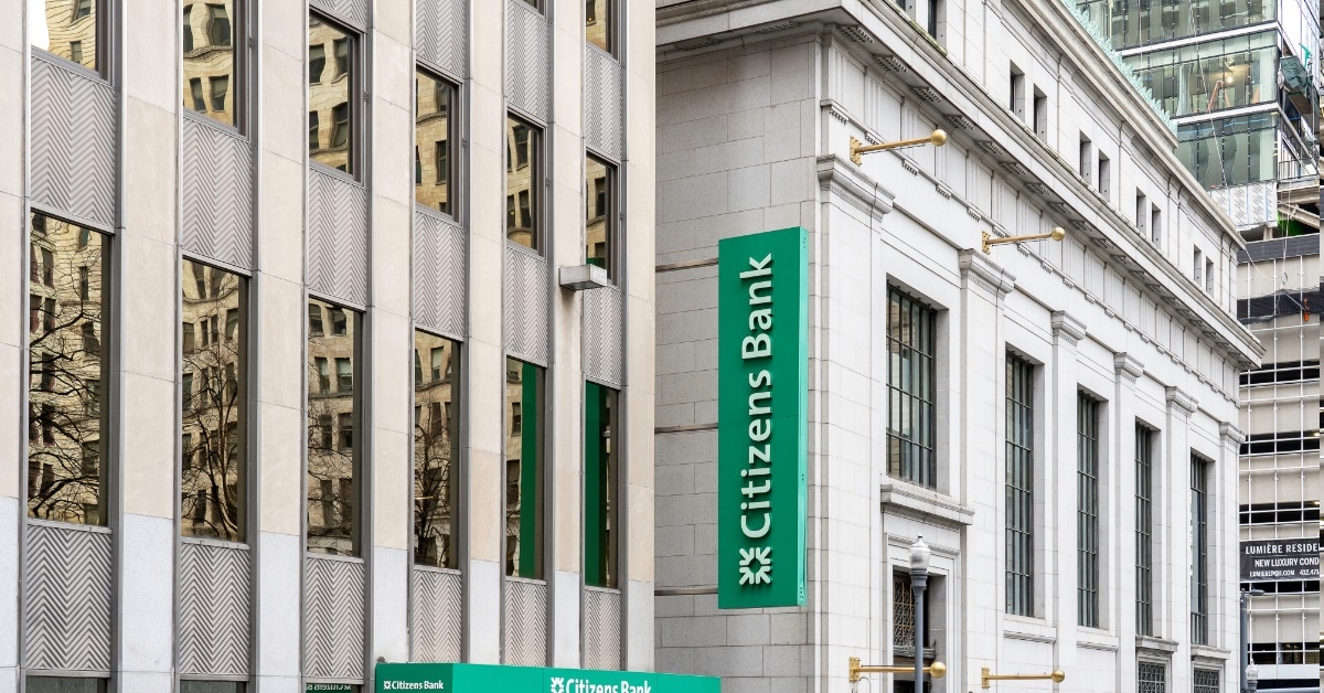 Citizens bank sign Pittsburgh Pennsylvania