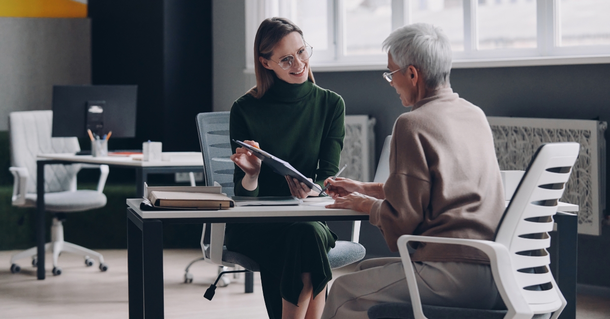 meeting with financial advisor