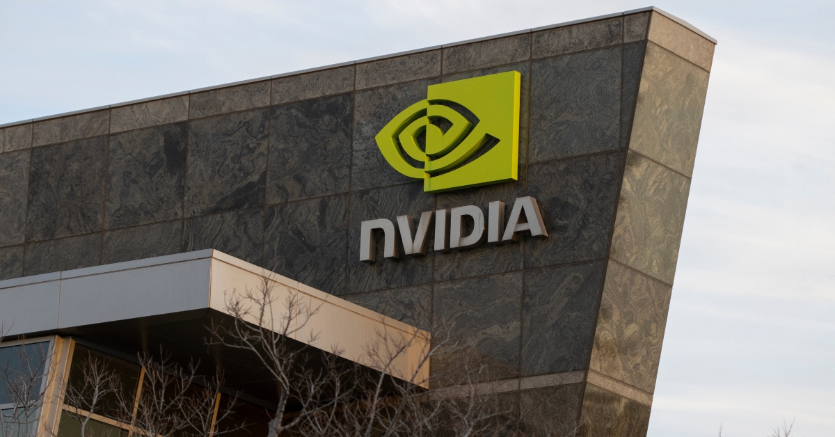 nvidia logo in santa clara