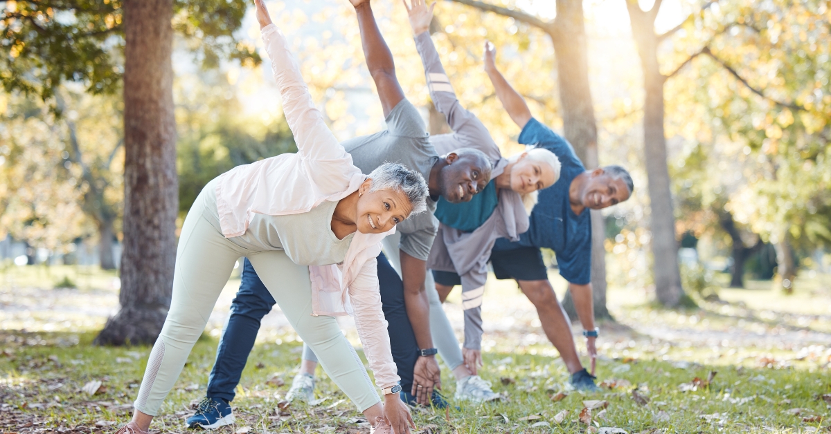 fitness and exercise with happiness