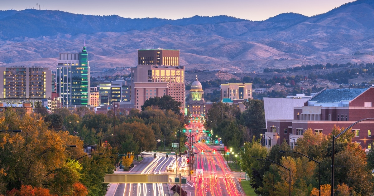boise Idaho downtown streets