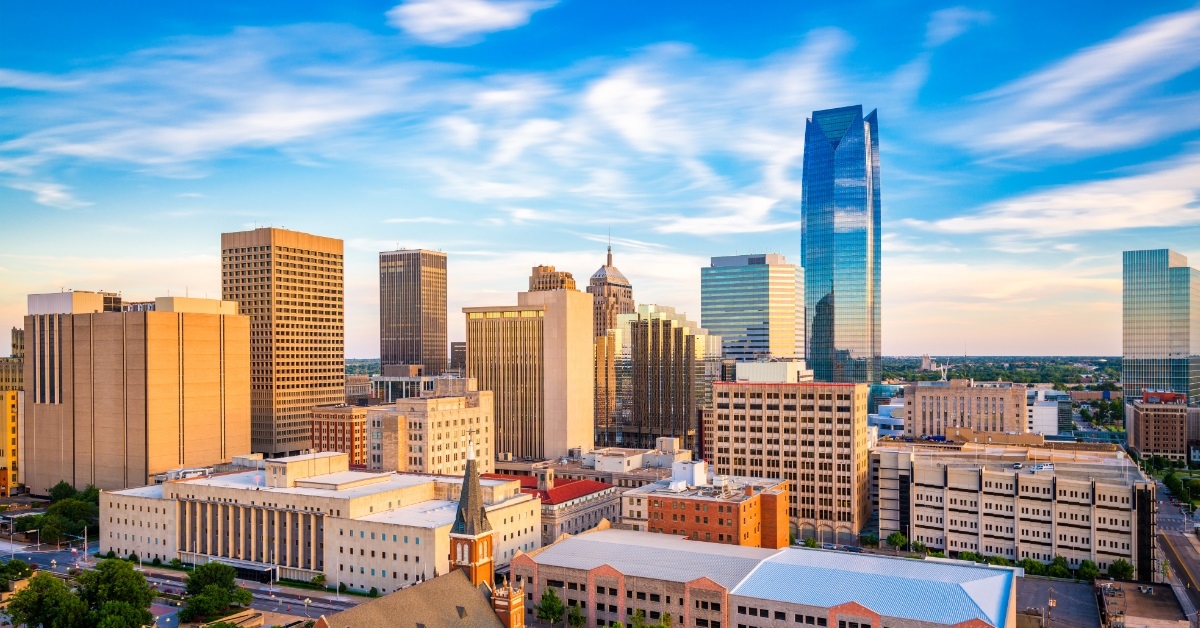 Oklahoma City Oklahoma USA Skyline