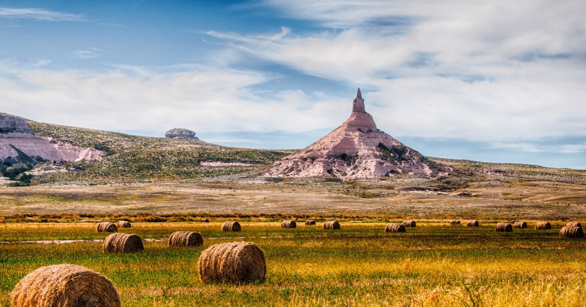 chimney rock nebraska during day