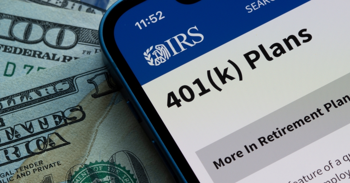 401(K) Plans on IRS mobile website