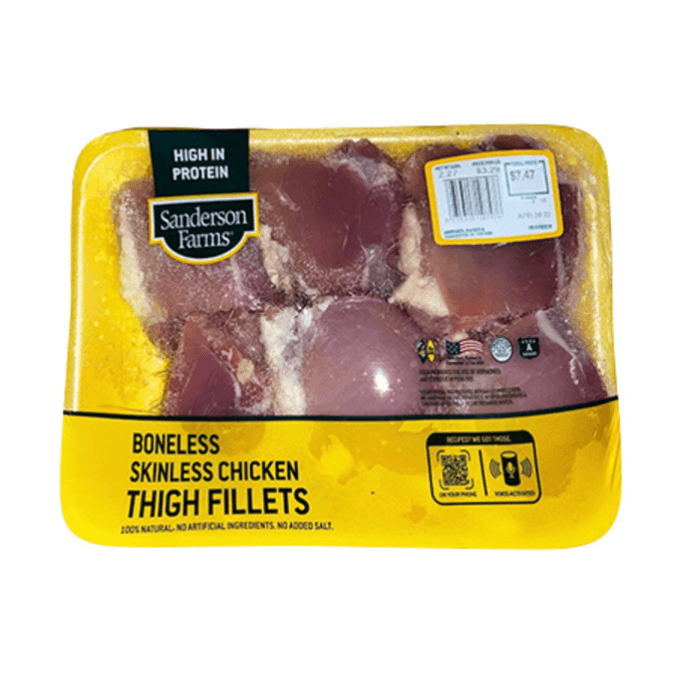 boneless & skinless chicken thighs