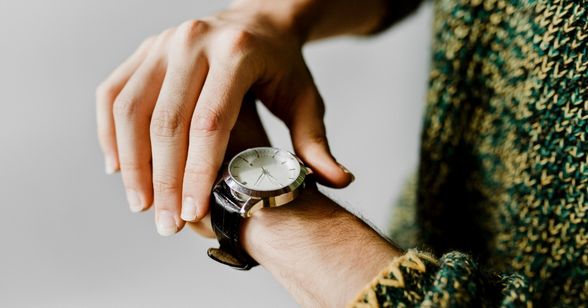 Wrist watch product shoot