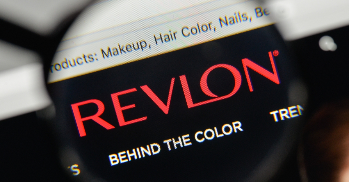 revlon logo on the website